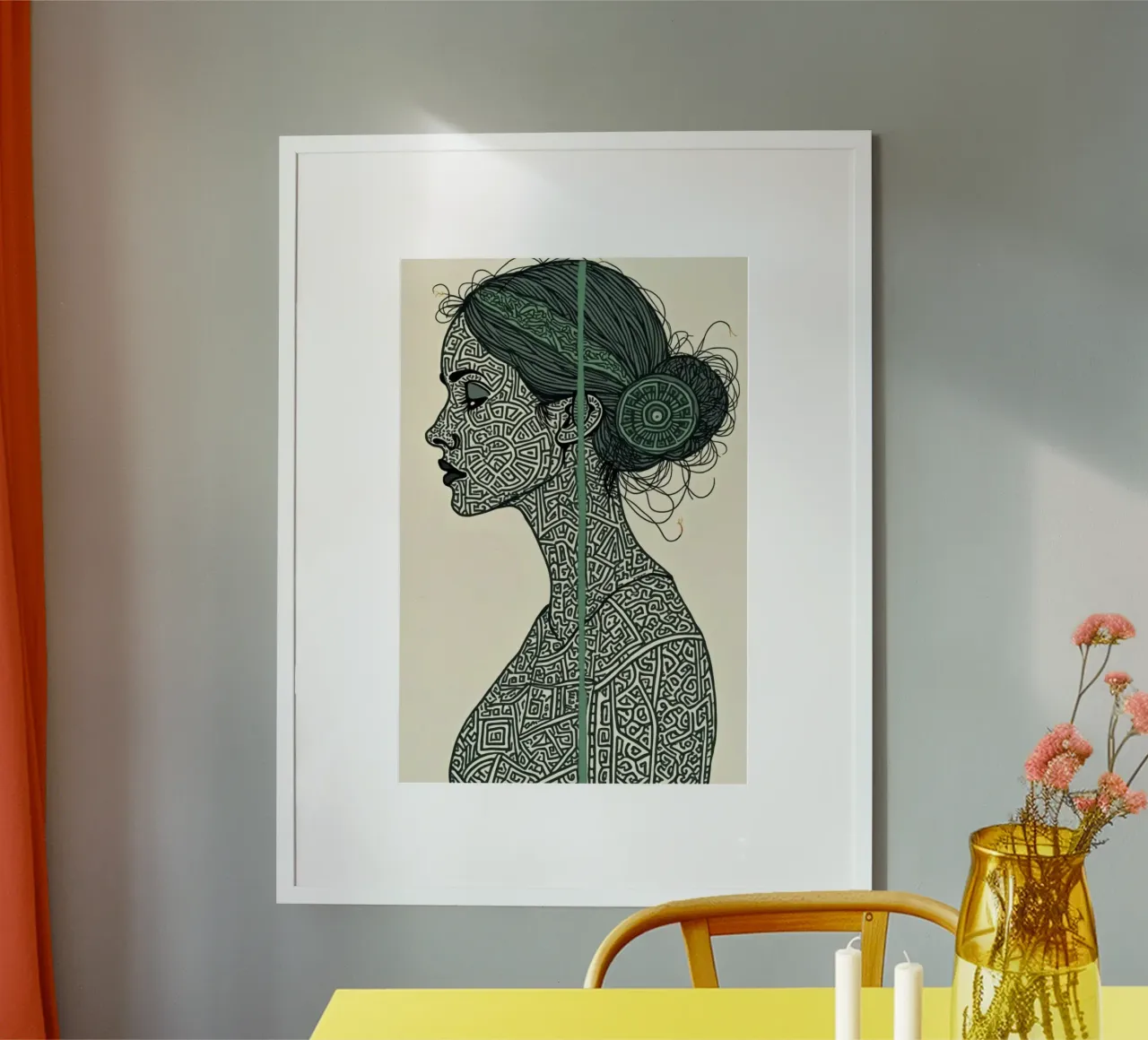 Lignaggio in Emerald 3 poster da Dustlight Atelier