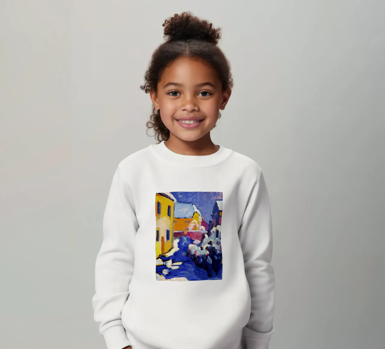 ambiente della casa della neve felpa bambino da lara shop