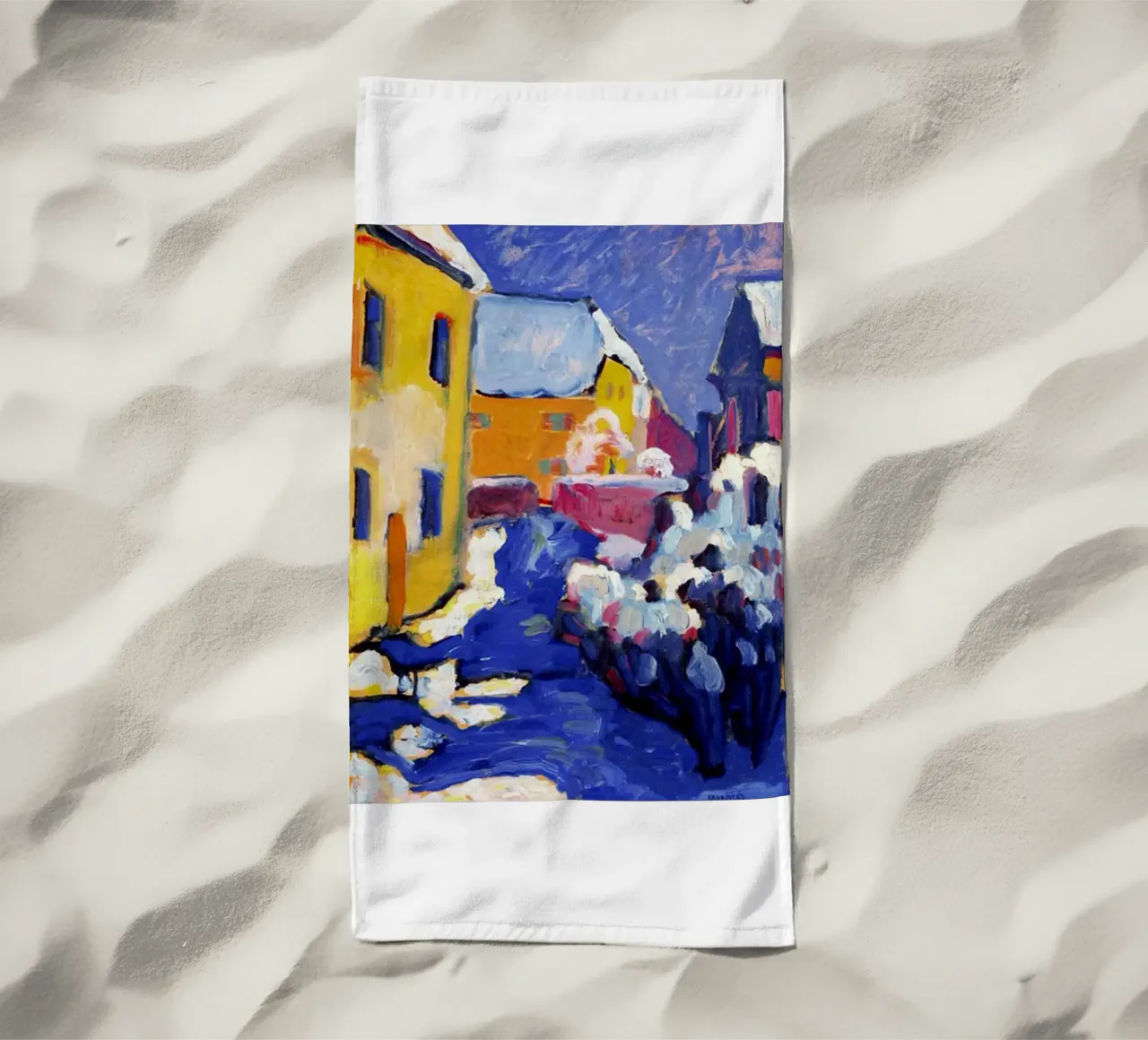 ambiente della casa della neve telo mare da lara shop