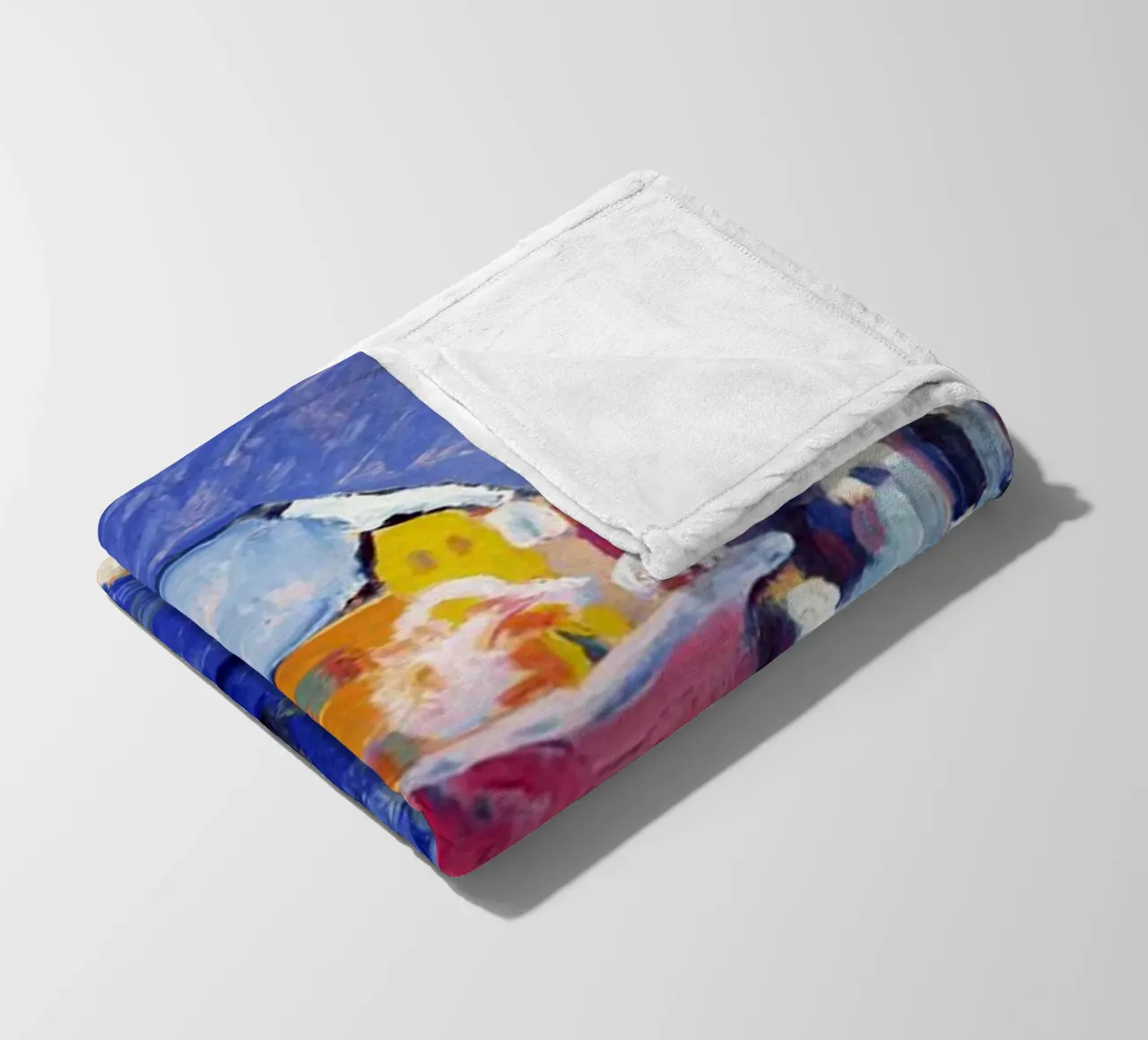 ambiente della casa della neve coperta in pile da lara shop