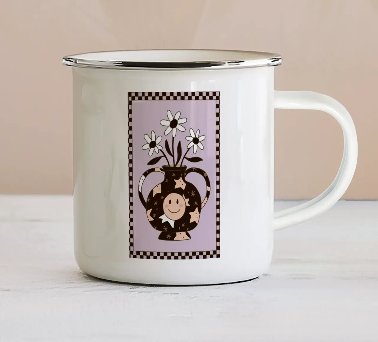 Monkey Business tazza in smalto da Sentinel Glow
