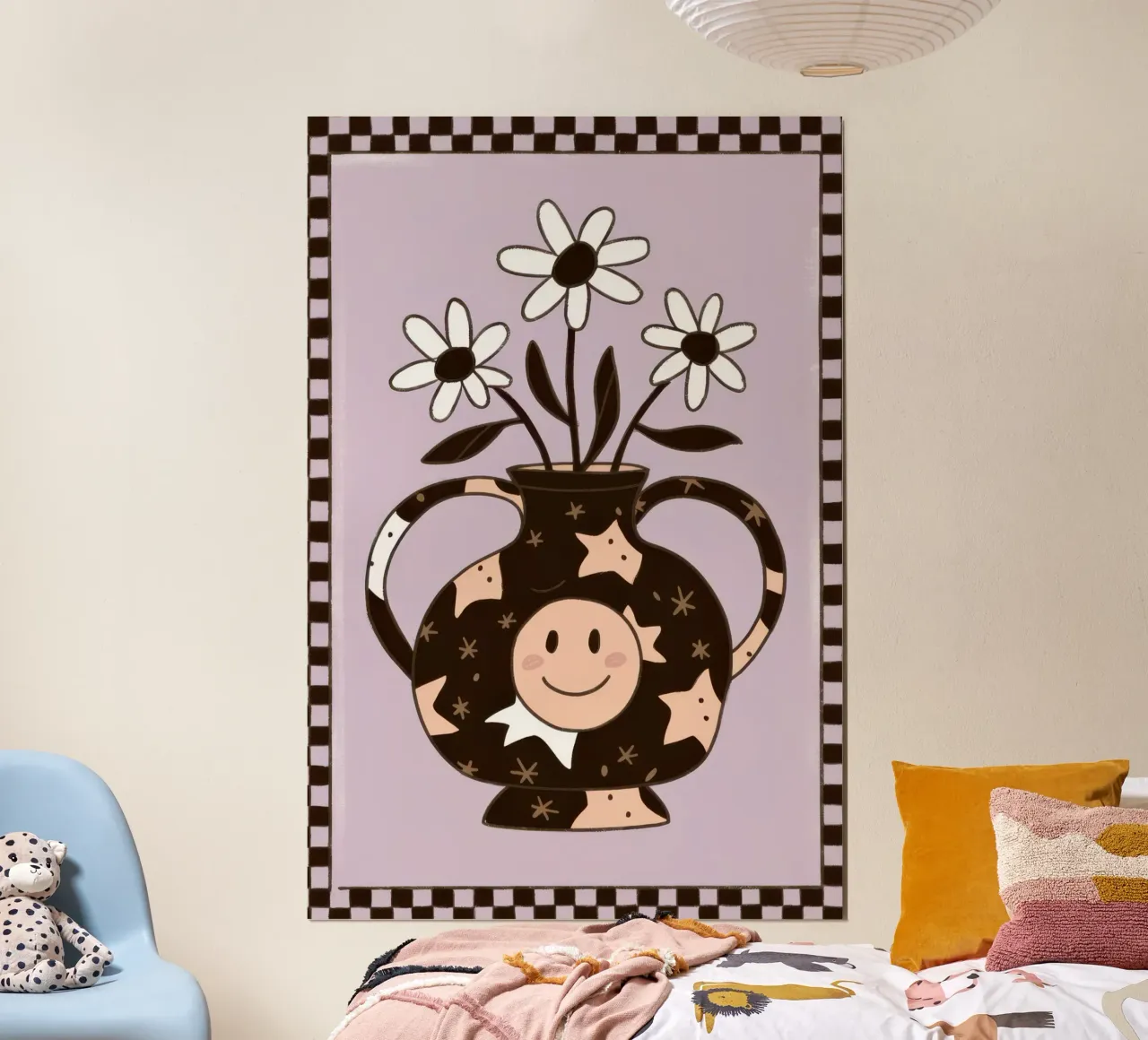 Monkey Business poster con telaio in legno da Sentinel Glow