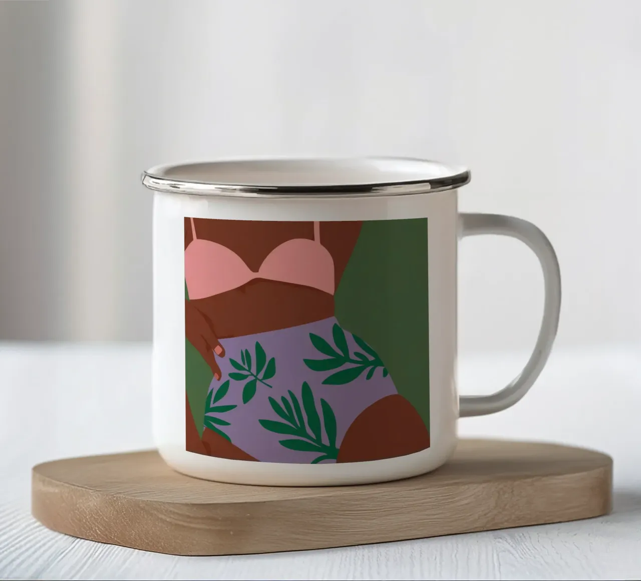 Positività botanica del corpo tazza in smalto da Hollow Years