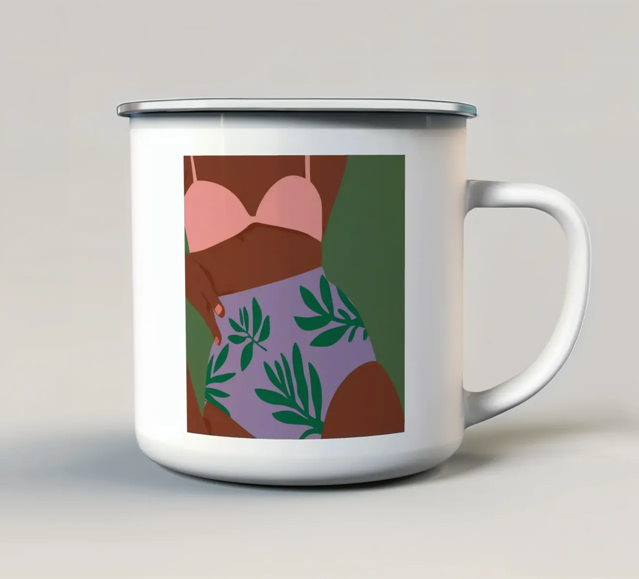 Positività botanica del corpo tazza in smalto da Hollow Years