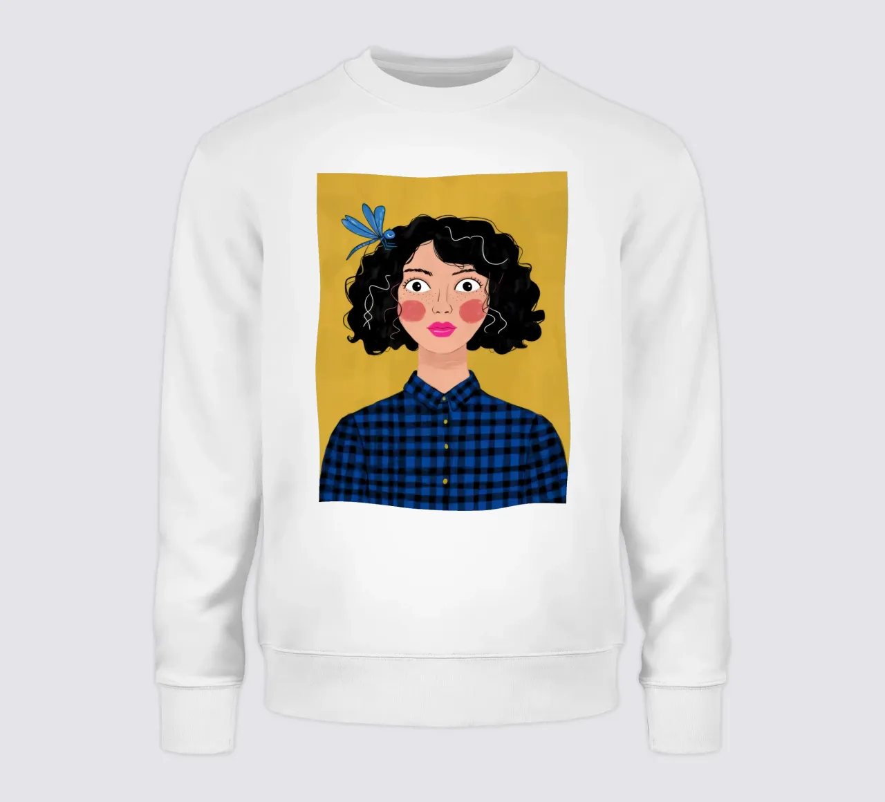 Contemplazione sulla camicia a scacchi felpa da Sentinel Glow