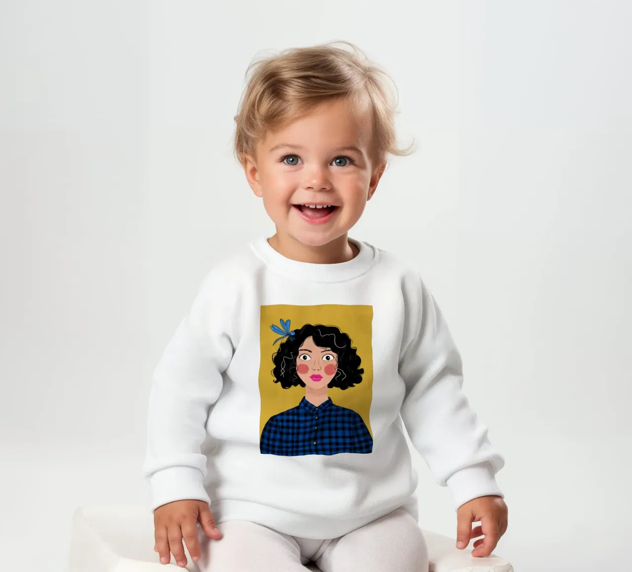 Contemplazione sulla camicia a scacchi felpa neonato da Sentinel Glow