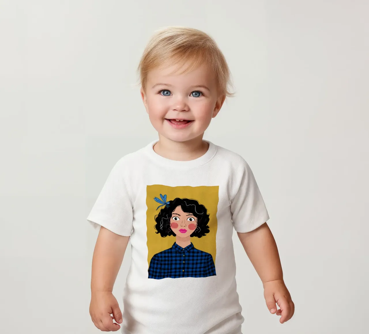 Contemplazione sulla camicia a scacchi maglietta neonato da Sentinel Glow