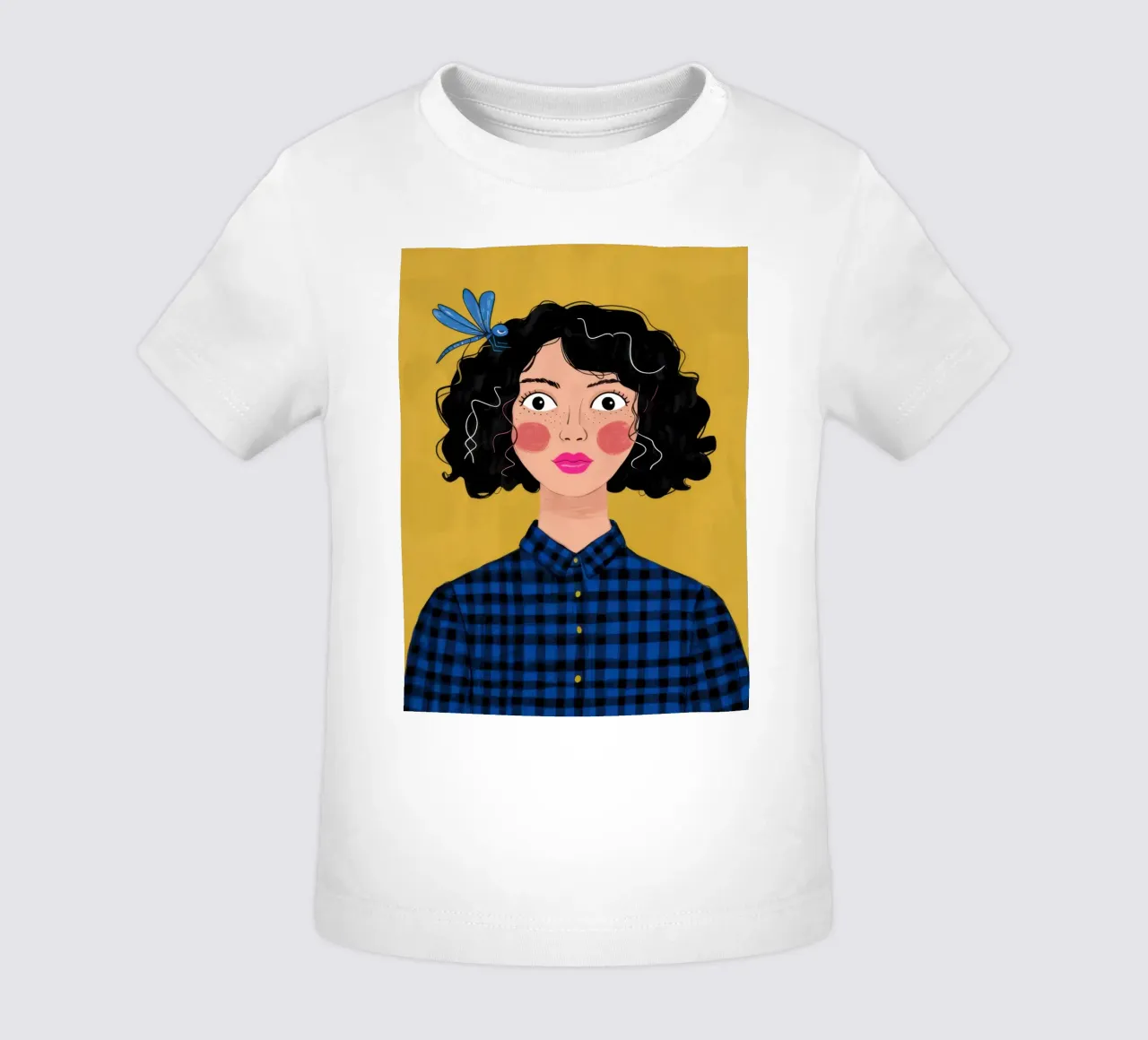 Contemplazione sulla camicia a scacchi maglietta neonato da Sentinel Glow
