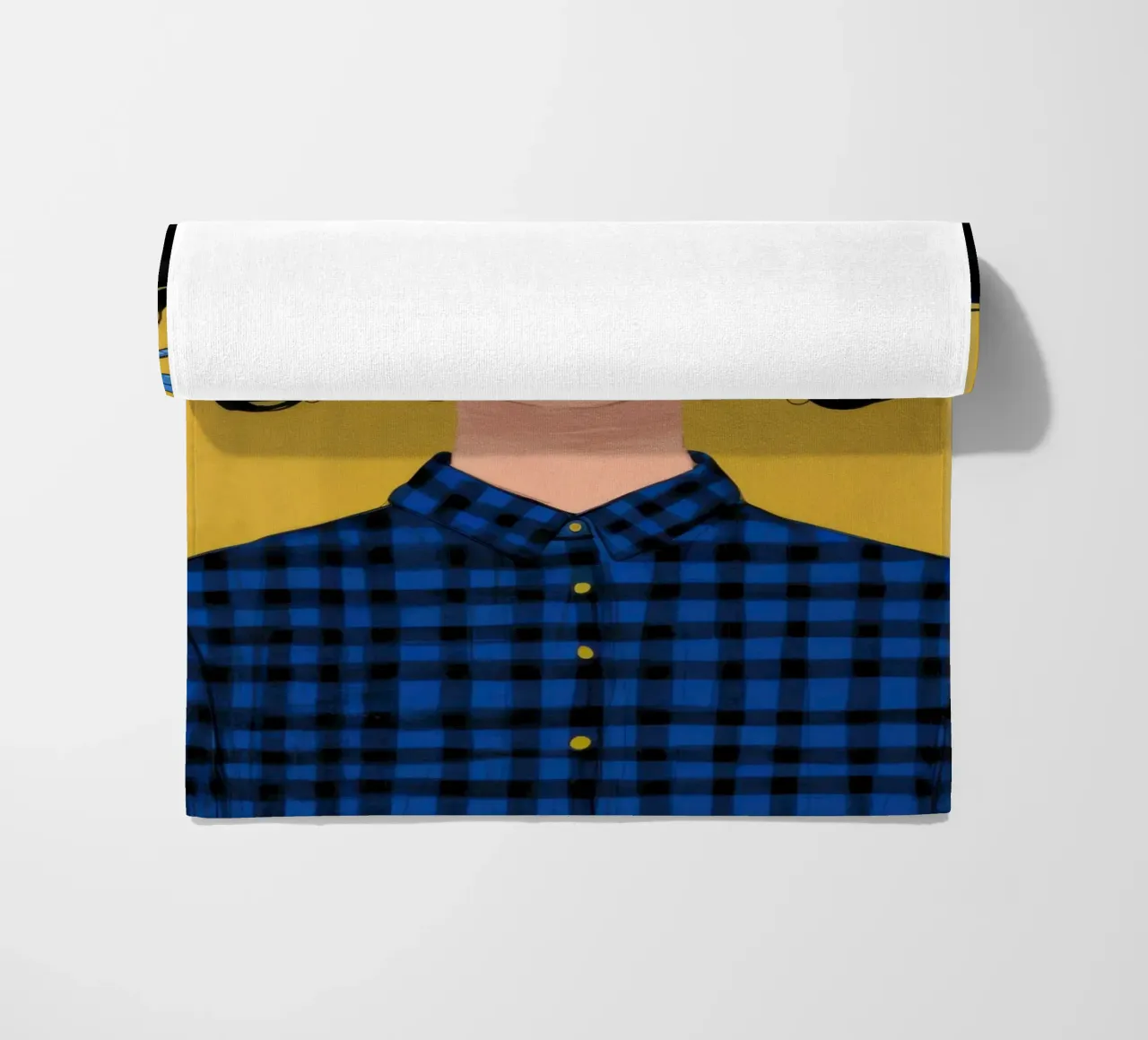 Contemplazione sulla camicia a scacchi telo mare da Sentinel Glow