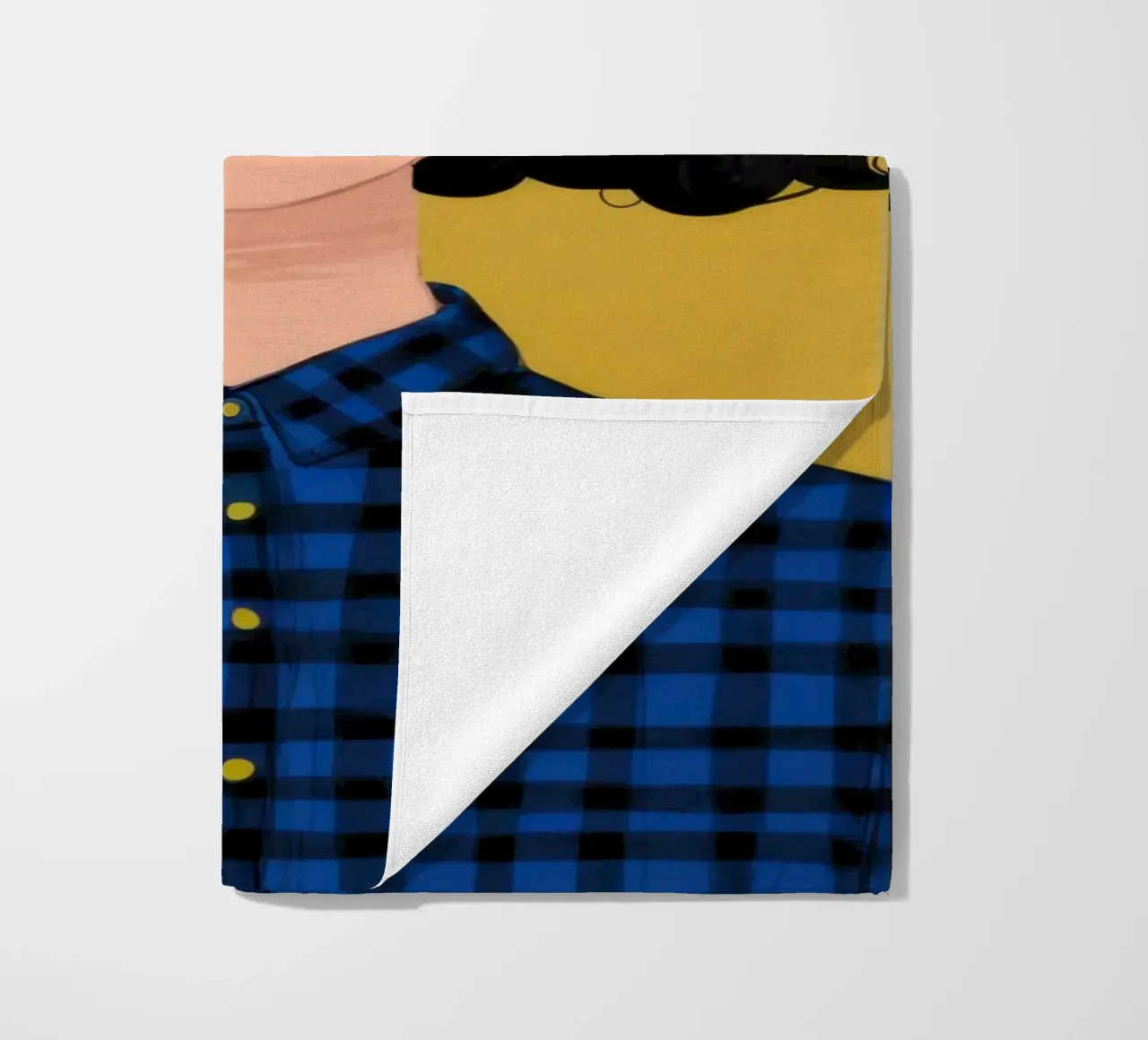 Contemplazione sulla camicia a scacchi telo mare da Sentinel Glow