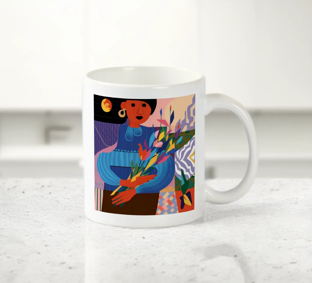 Offerta di Musa Cromatica tazza in ceramica da Mossy Pigment