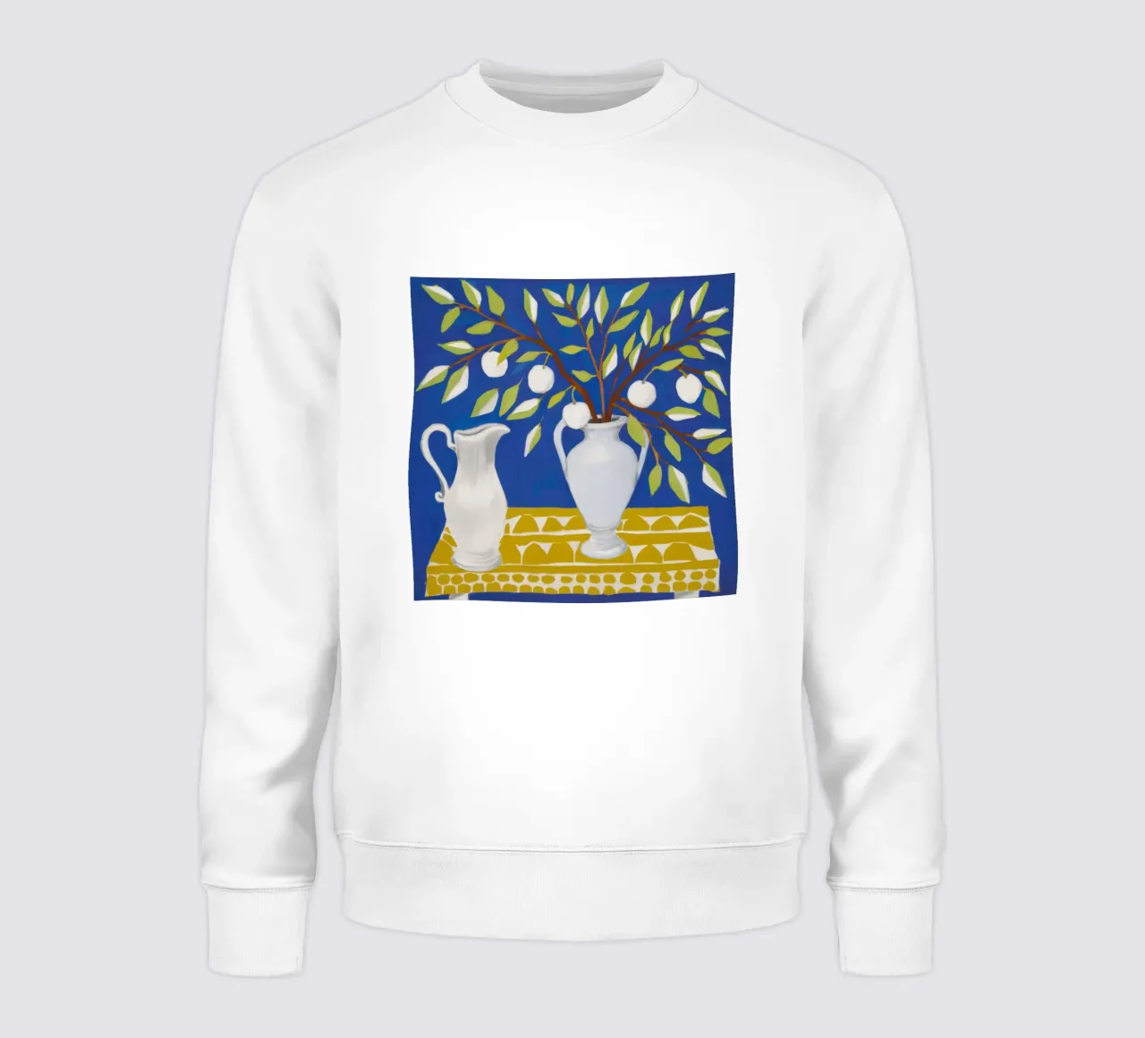 Albero di limoni a foglia bianca felpa da Lune Dreams