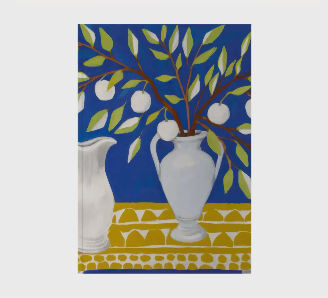 White Pitcher Lemon Tree notebook by Lune Dreams