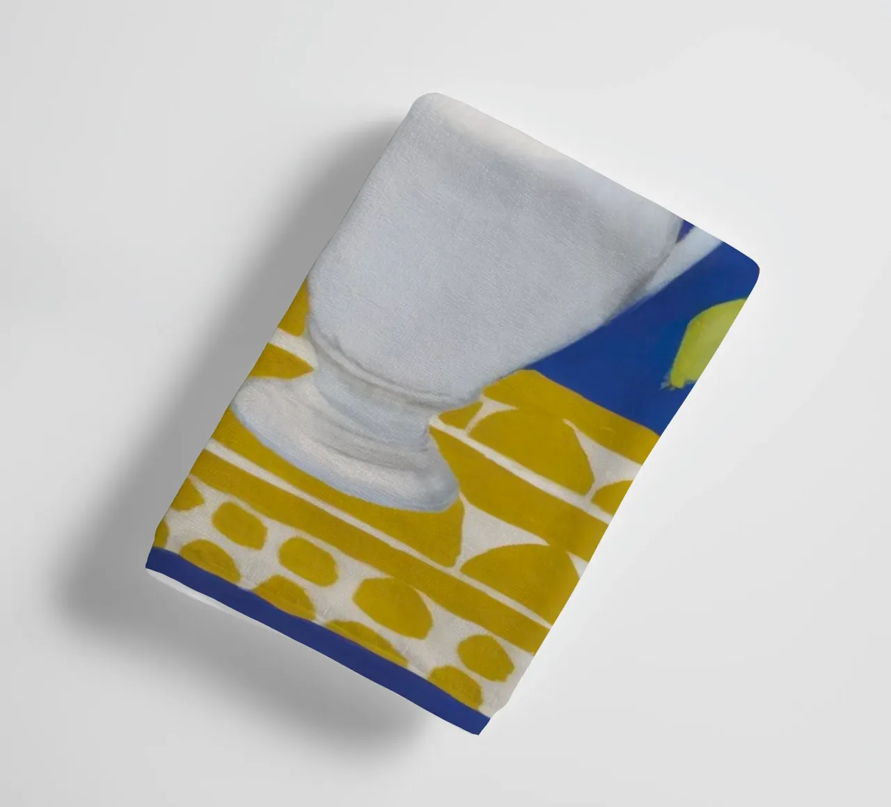White Pitcher Lemon Tree towel by Lune Dreams