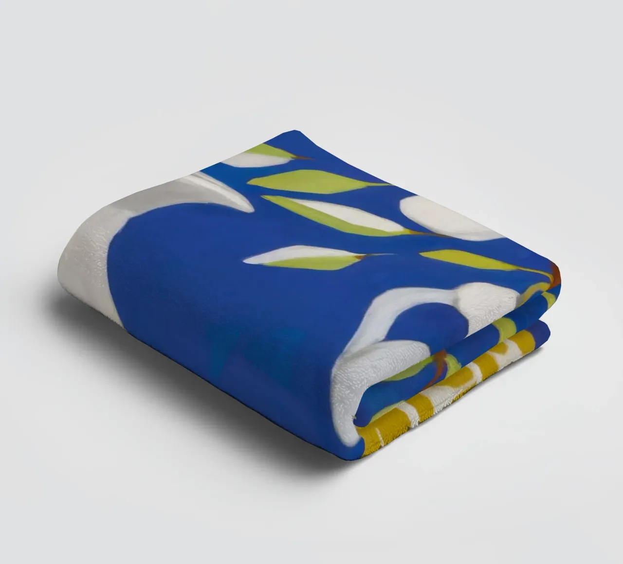 White Pitcher Lemon Tree towel by Lune Dreams