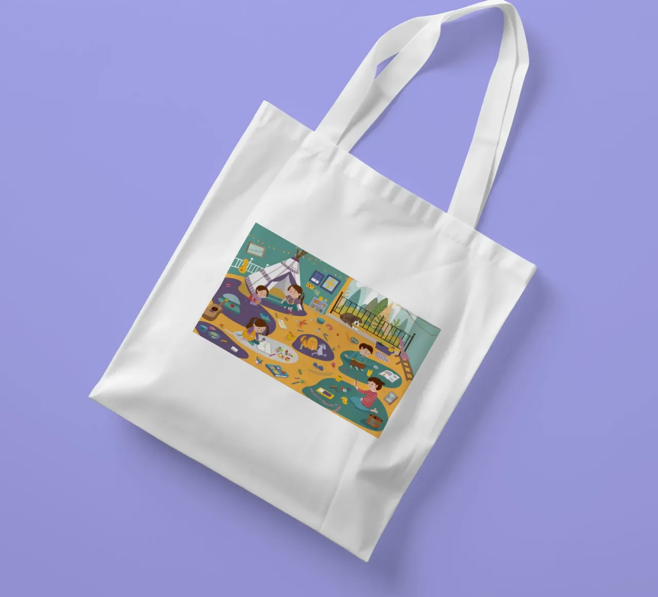 Univers ludique et joyeux tote bag de Hollow Years