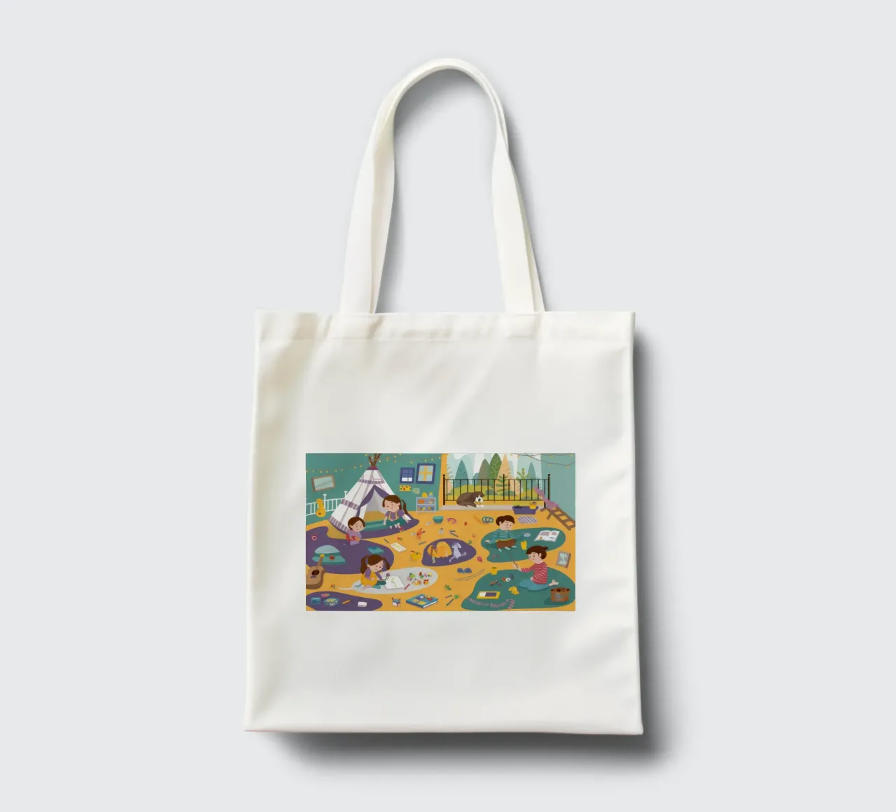 Univers ludique et joyeux tote bag de Hollow Years