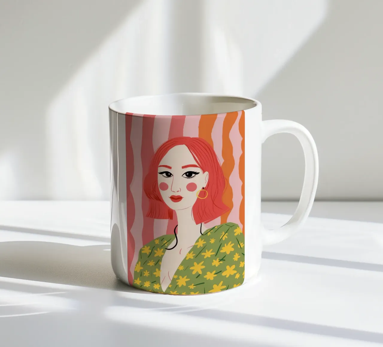 Maglione verde Redhead tazza in ceramica da Sentinel Glow