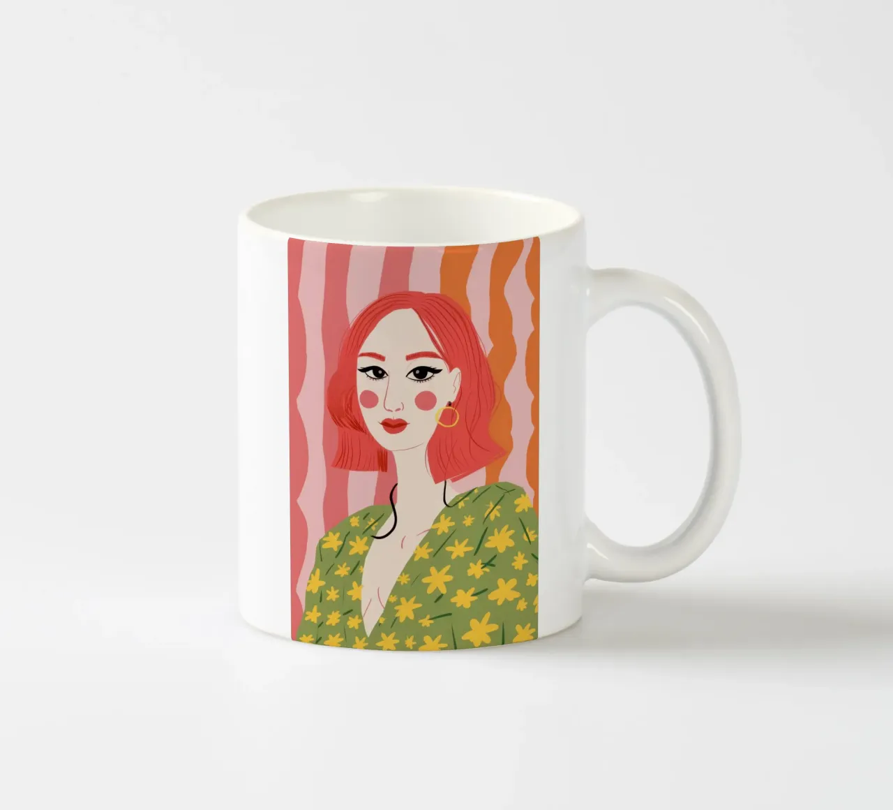 Maglione verde Redhead tazza in ceramica da Sentinel Glow