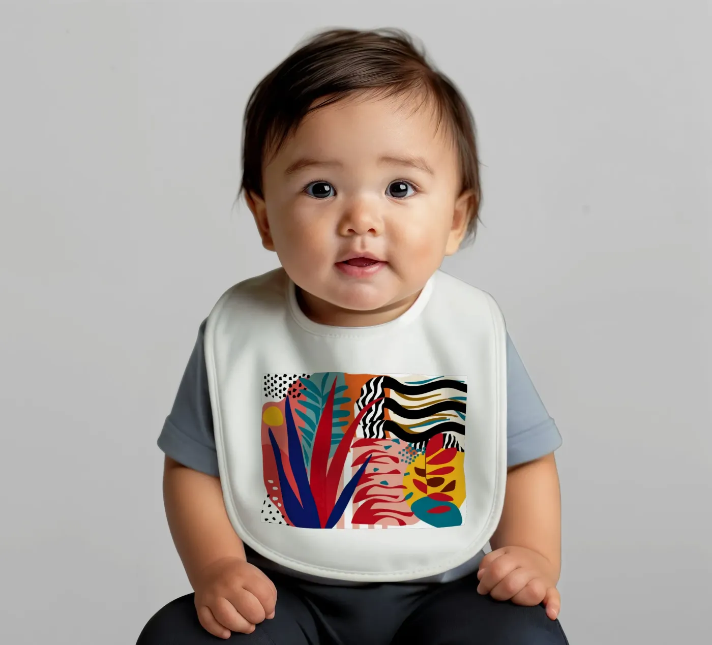 Primal Leaf Abstraction Babylätzchen von Arcane Lines