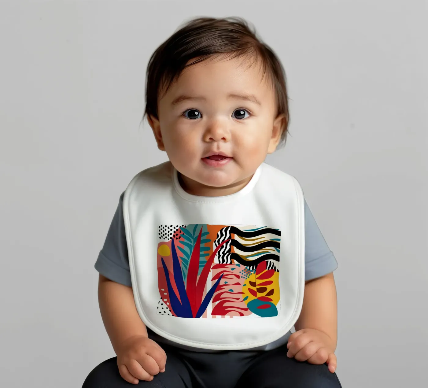 Primal Leaf Abstraction Babylätzchen von Arcane Lines