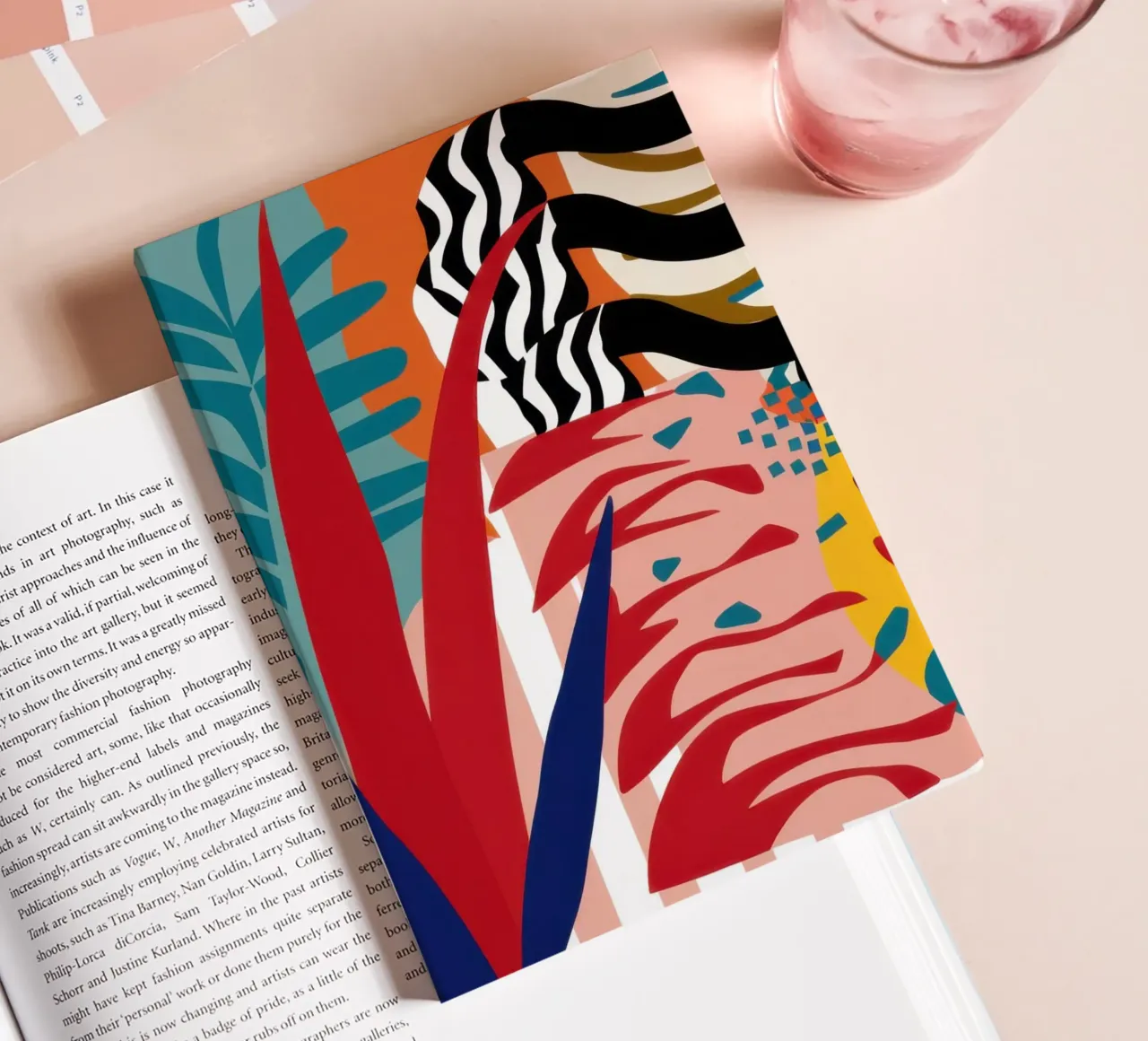 Primal Leaf Abstraction notebook by Arcane Lines