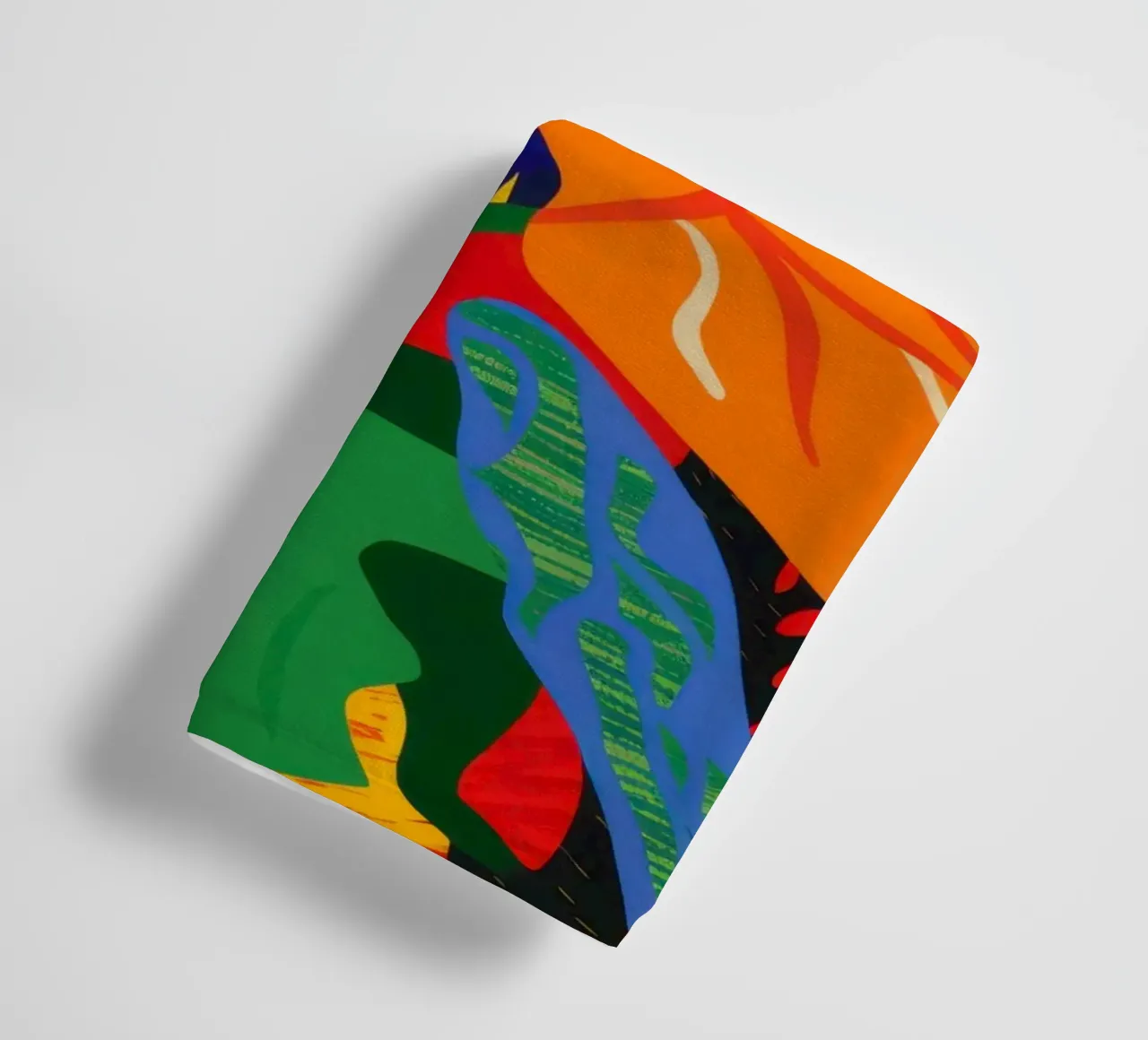 Abstract Jungle Chaos towel by Sentinel Glow