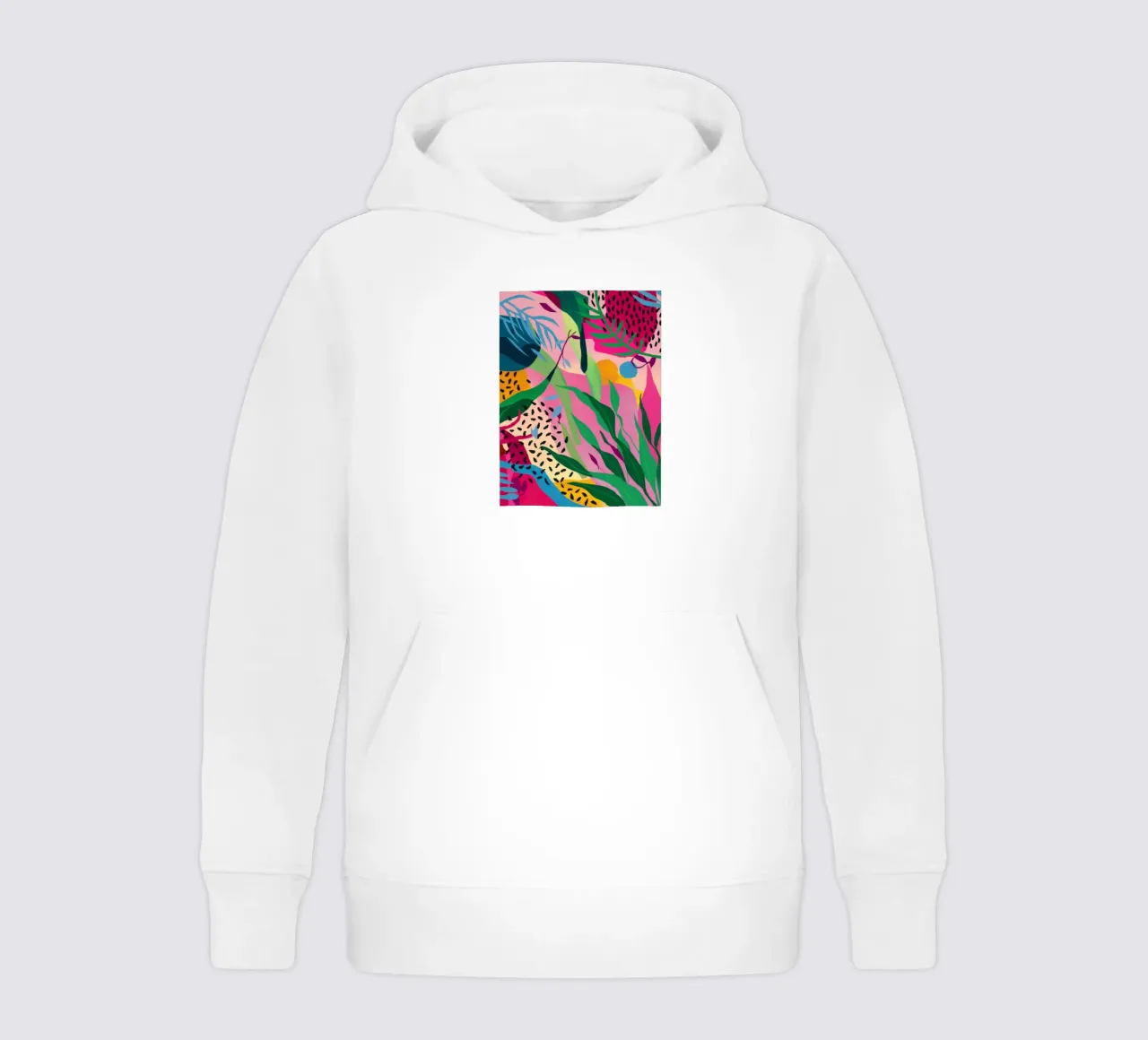 Chromatic Leaf Dream kids hoodie by Arcane Lines