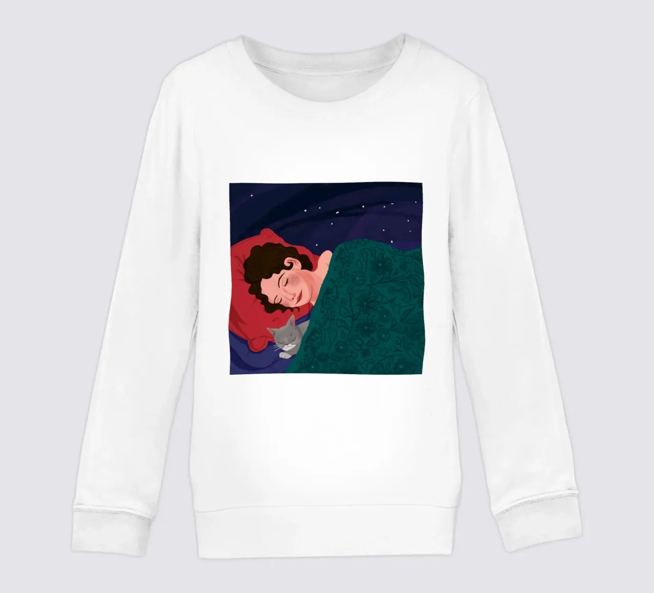 Celestial Slumber Dream kids sweatshirt by Hollow Years