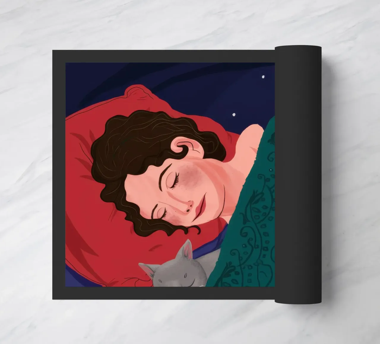 Celestial Slumber Dream doormat by Hollow Years