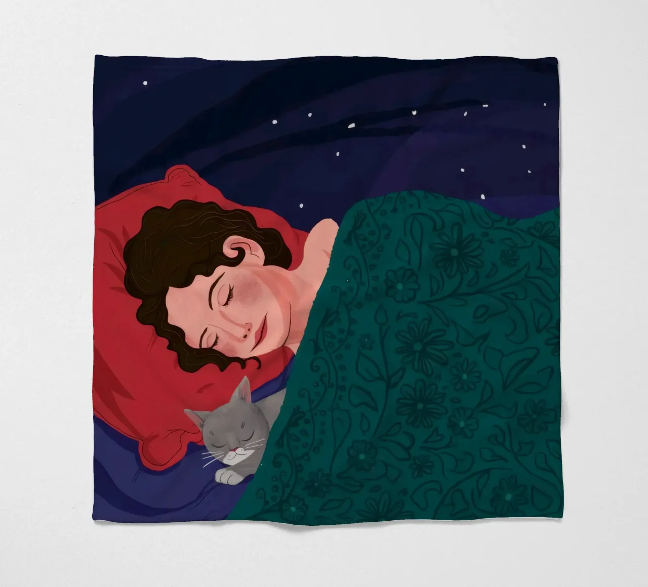 Celestial Slumber Dream fleece blanket by Hollow Years