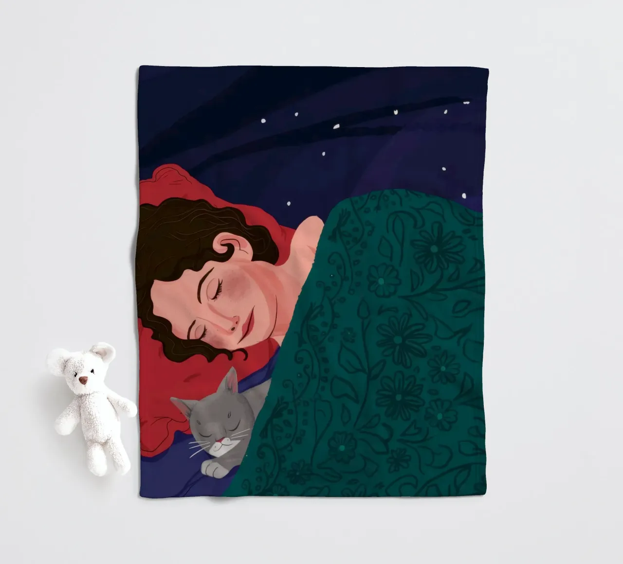 Celestial Slumber Dream fleece blanket by Hollow Years