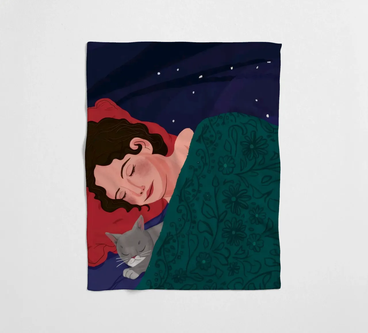 Celestial Slumber Dream fleece blanket by Hollow Years