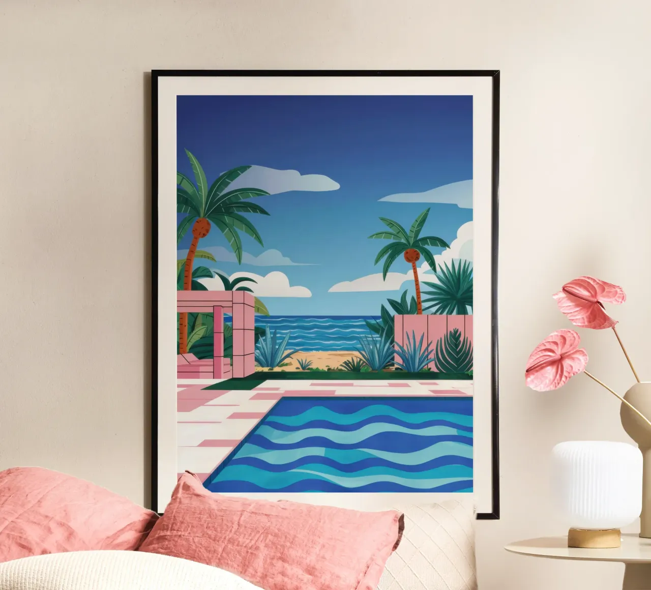 Piscina Paradise Vista poster da Lune Dreams