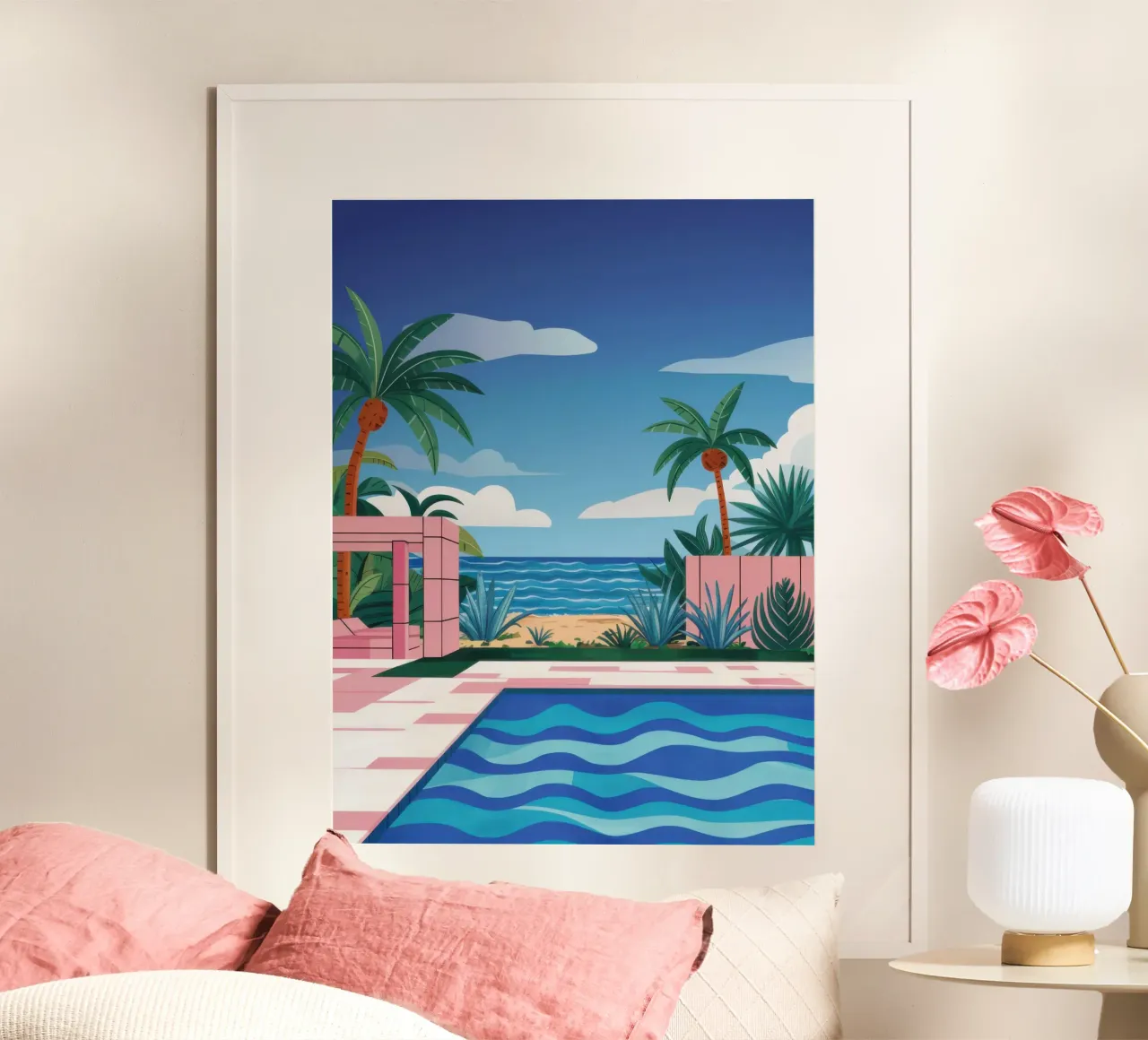 Piscina Paradise Vista poster da Lune Dreams