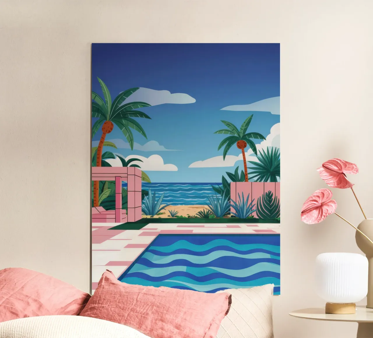 Piscina Paradise Vista poster da Lune Dreams