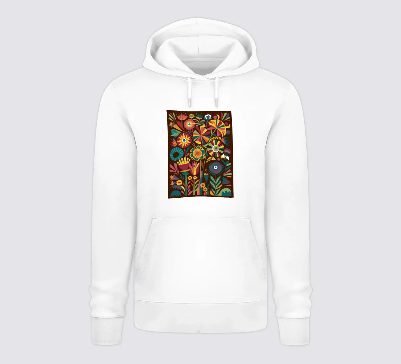 Mandala psicodélico de flores sudadera con capucha de Sentinel Glow