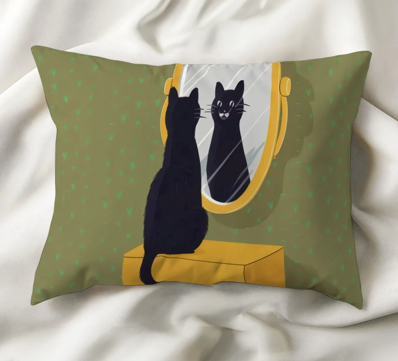 Simmetria felina a specchio cuscino da Hollow Years