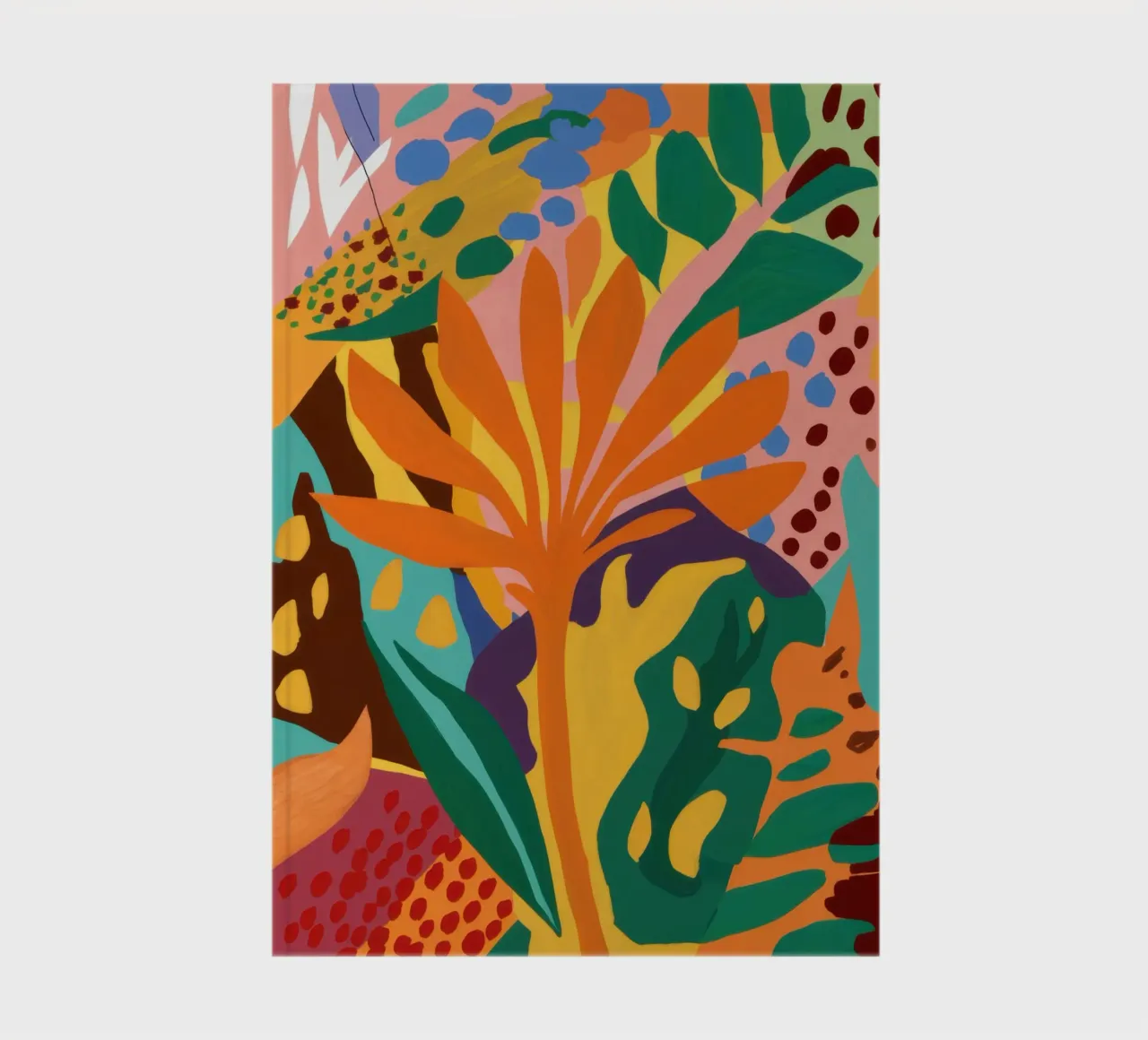 Abstract Jungle Riot notebook by Lune Dreams
