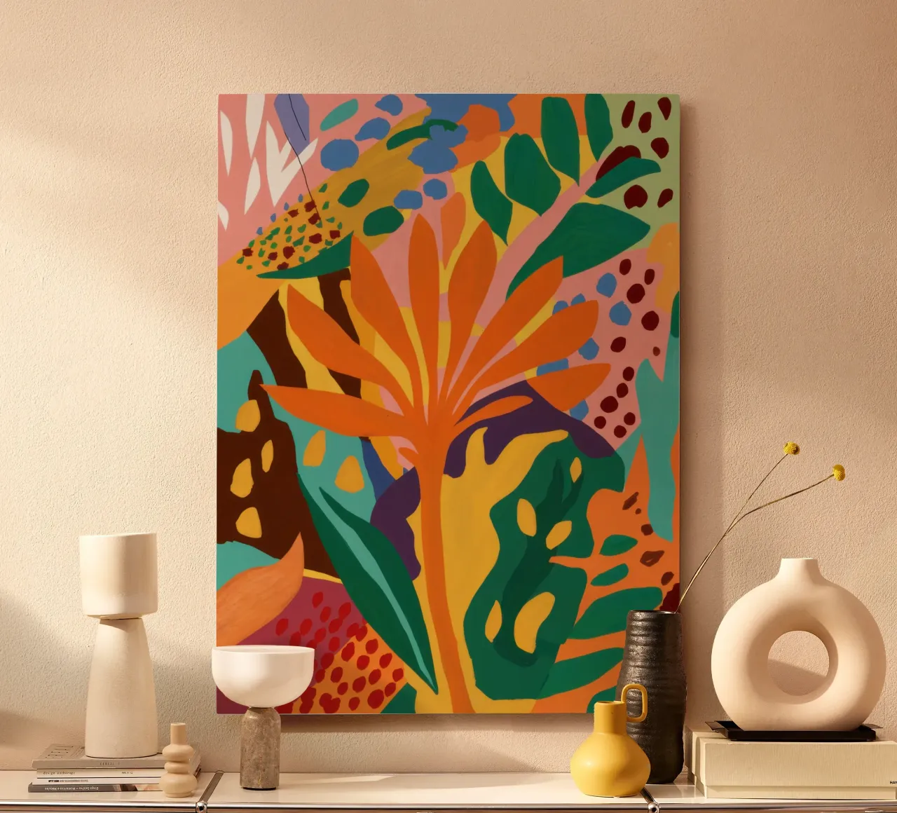 Abstract Jungle Riot forex plate by Lune Dreams