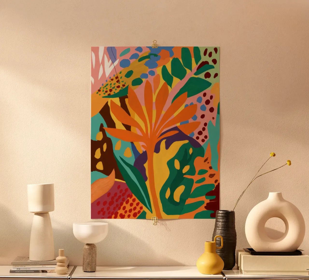 Abstract Jungle Riot poster by Lune Dreams