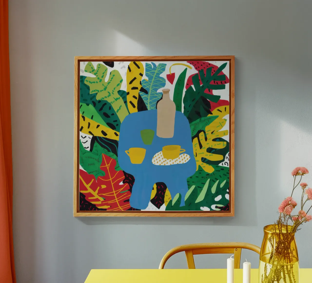 Tableau di vino crepuscolare plexiglass da Arcane Lines