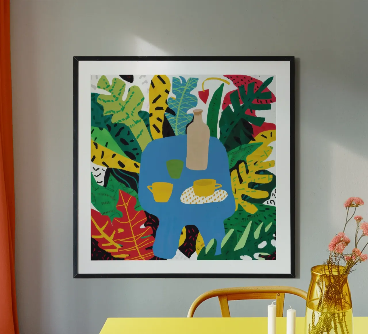 Tableau di vino crepuscolare poster da Arcane Lines