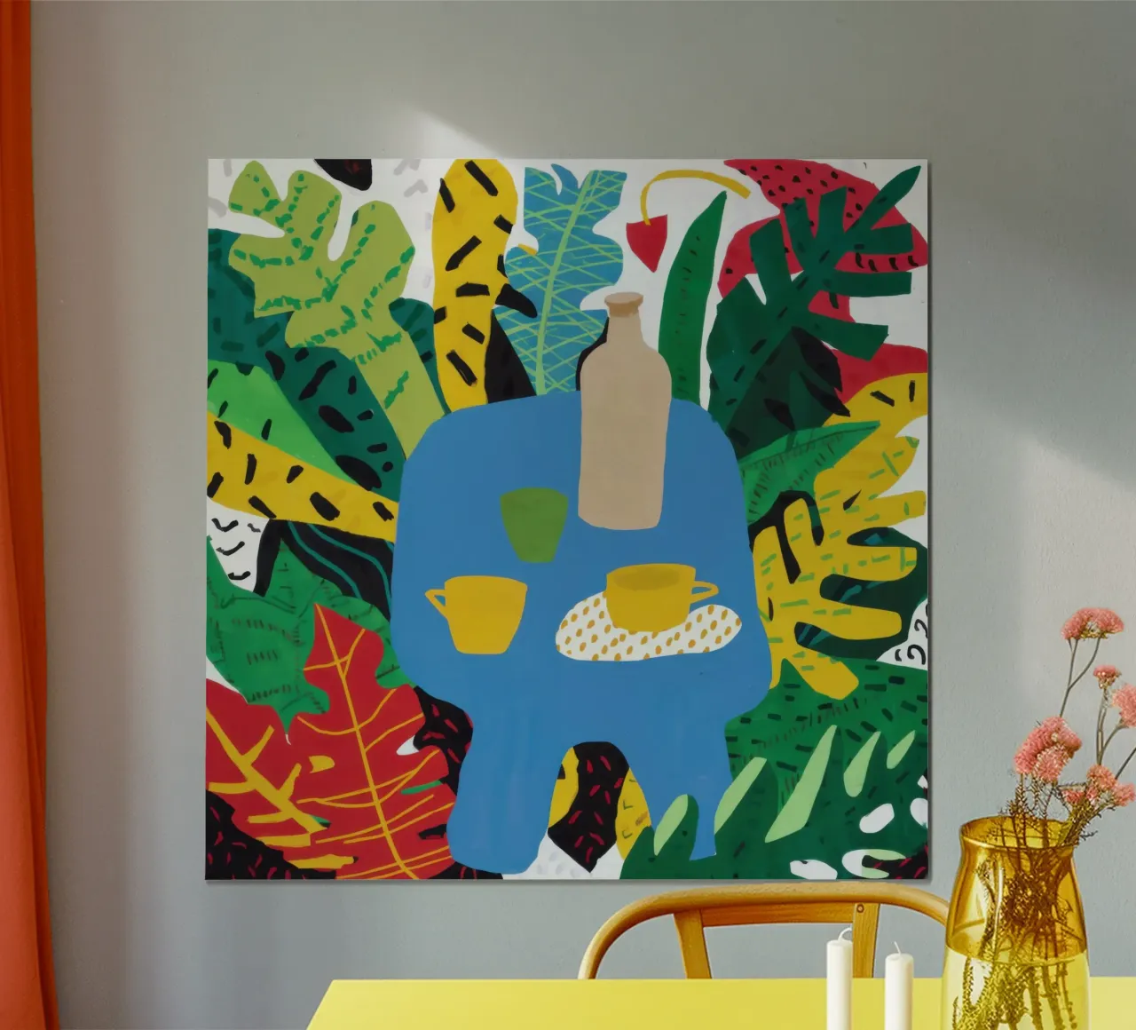 Tableau di vino crepuscolare poster da Arcane Lines