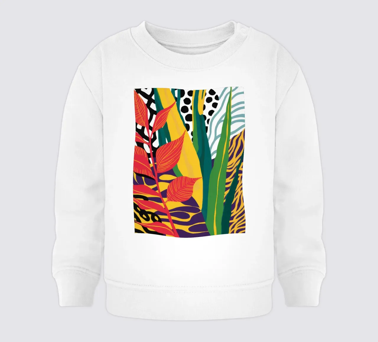 Jungla estampada Abstracto sudadera de bebé de Lune Dreams