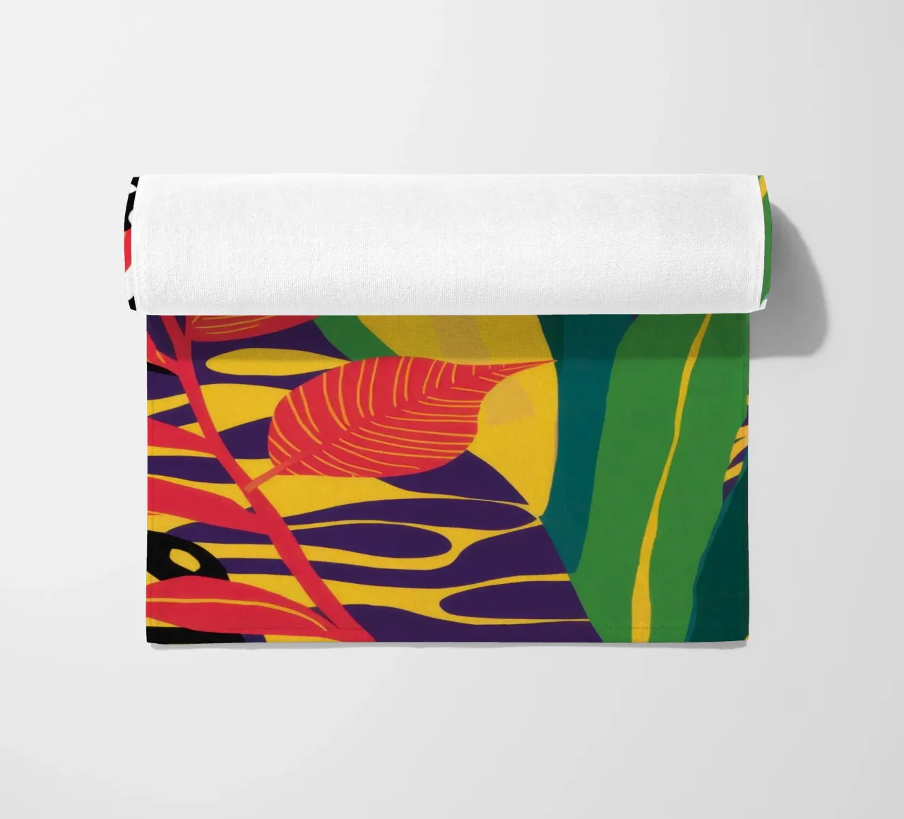 Giungla astratta a motivi telo mare da Lune Dreams