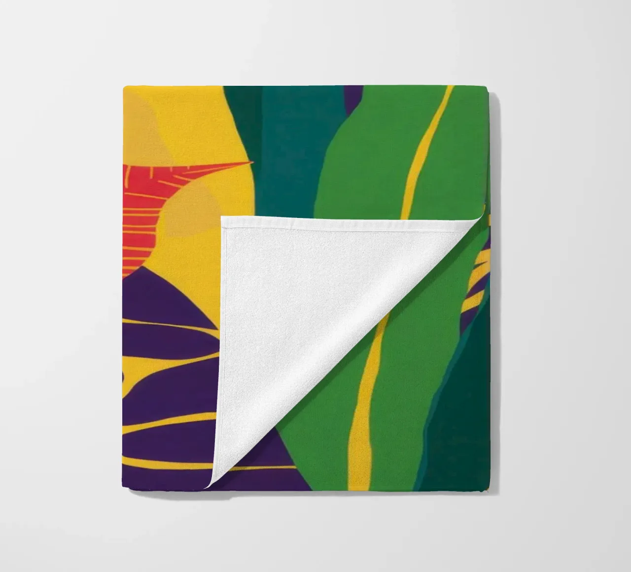 Giungla astratta a motivi telo mare da Lune Dreams