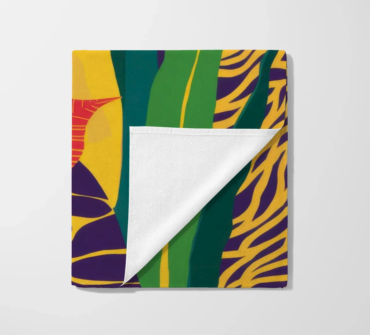 Giungla astratta a motivi telo mare da Lune Dreams