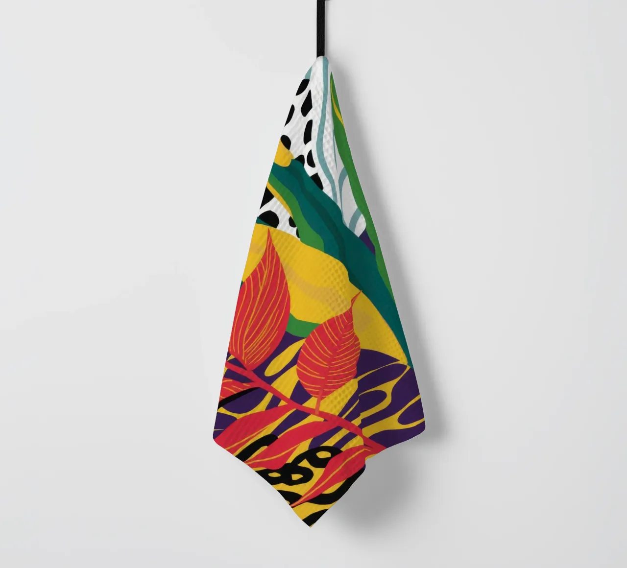 Motif Jungle abstrait torchon de Lune Dreams