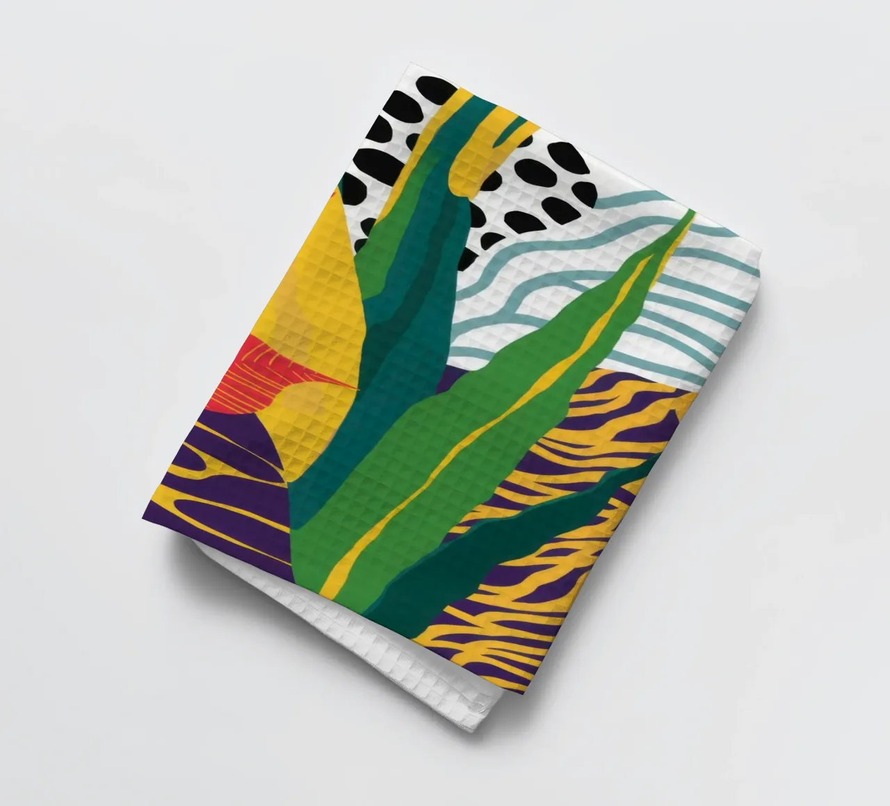 Motif Jungle abstrait torchon de Lune Dreams